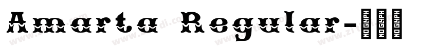 Amarta Regular字体转换